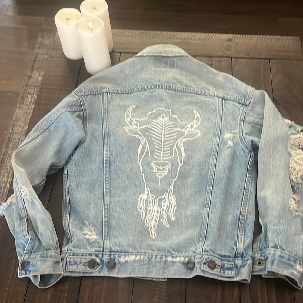 LF Furst of A Kind xVintage Levi's Trucker Jacket - Picture 10 of 16
